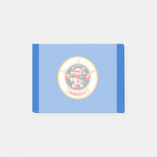 Post-it® Conception du drapeau de l'État du Minnesota
