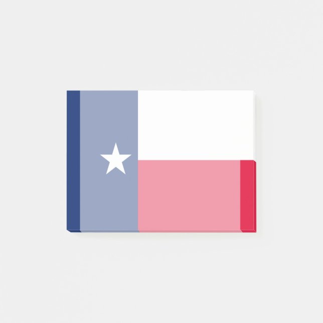 Post-it® Conception du drapeau de l'État du Texas (Devant)