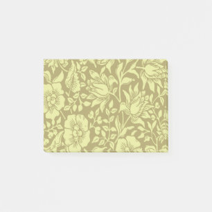 Post-it® Conception florale vintage de mauve de William Mor