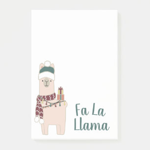 Post-it® Conception mignonne de lama de La des vacances fa