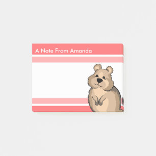 Post-it® Conception mignonne de Quokka de bande dessinée