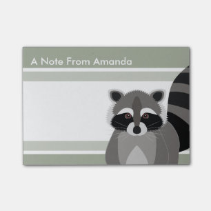 Post-it® Conception mignonne de vaurien de raton laveur