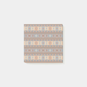 Post-it® Conception sud-ouest Adobe Grey Brown Tribal Motif