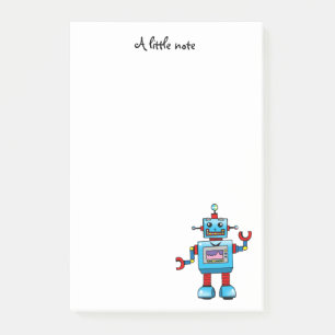 Post-it® Conception "Un Petit Note" de mignon robot