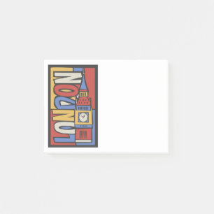 Post-it® Conception vibrante de Londres, Angleterre  