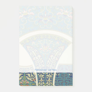 Post-it® Conceptions bleues d'Oriental avec les visages de