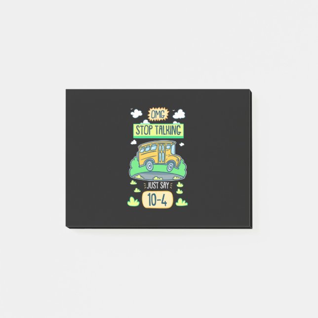 Post-it® Conducteur de bus - arrêt Omg (Devant)