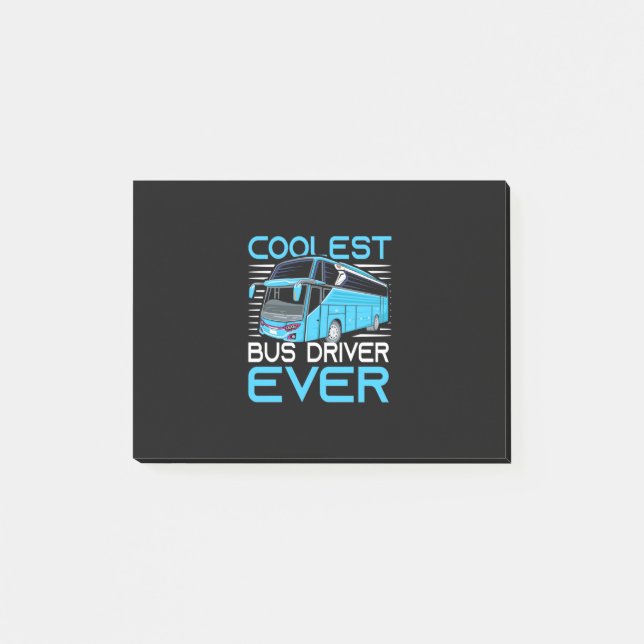 Post-it® Conducteur de bus le plus froid jamais (Devant)