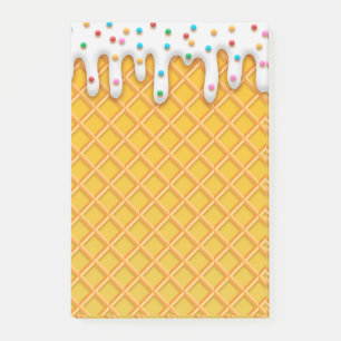 Post-it® Cône de gaufre à la crème glacée avec arroses