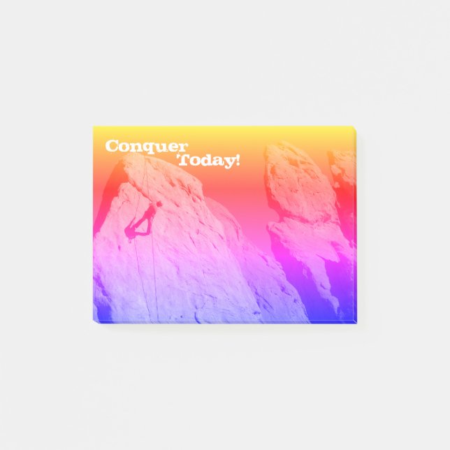 Post-it® Conquérir aujourd'hui ! Rock Climber Inspiration (Devant)