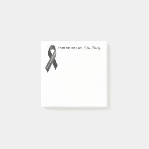 Post-it® Conscience de cancer du cerveau - du bureau de la
