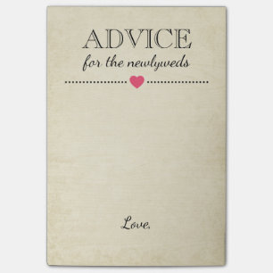 Post-it® Conseils Pour Les Nouveaux Mariés Notes Personnali