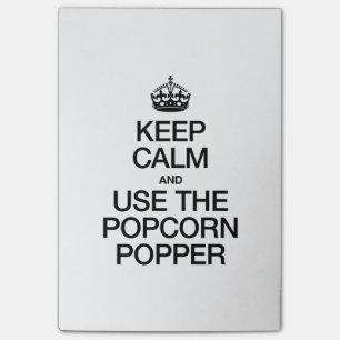 POST-IT® CONSERVEZ LE CALME ET UTILISEZ LE POIVRE POPCORN