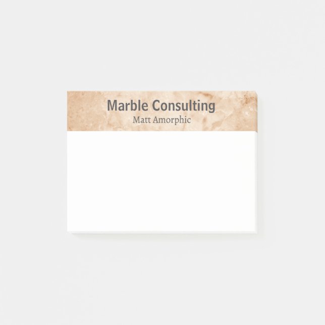 Post-it® Consultation Géologique Professionnelle Marble (Devant)