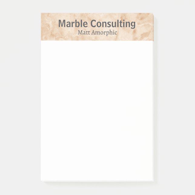 Post-it® Consultation Géologique Professionnelle Marbre (Devant)