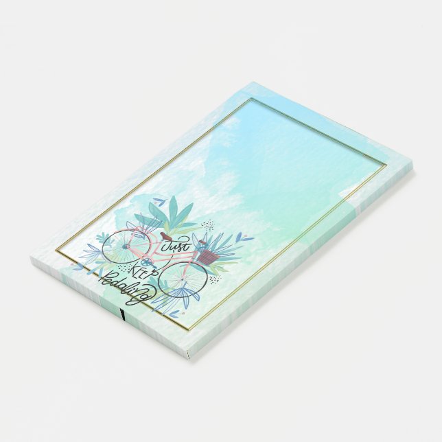 Post-it® Continuer à pédaler (Incliné)