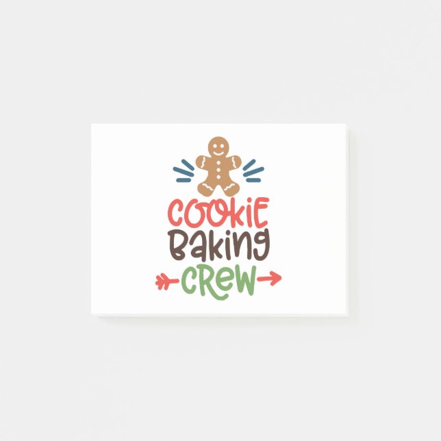 Post-it® Cookie baking crew christmas (Devant)