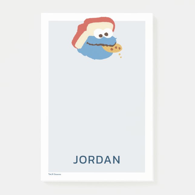 Post-it® Cookie Monster Camp Cookies | Add Your Name (Devant)
