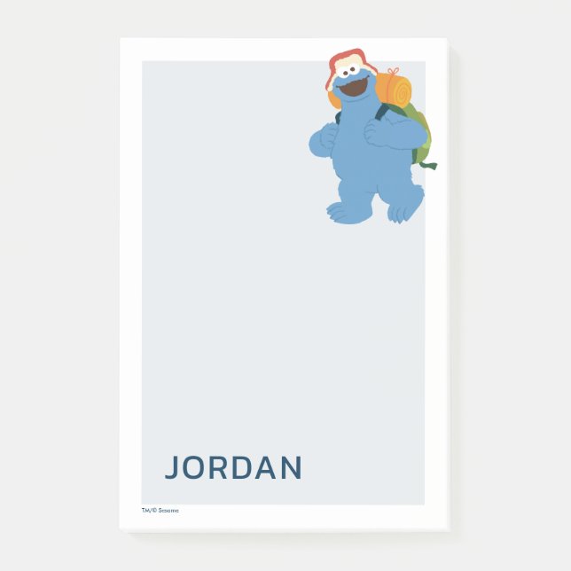 Post-it® Cookie Monster Camp Cookies | Ajouter Votre Nom (Devant)