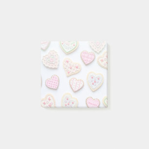 Post-it® Cookies en forme de coeur pour la Saint-Valentin