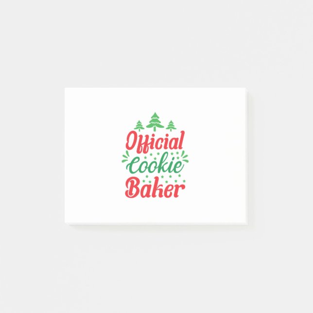 Post-it® Cookies officiels de l'art de Noël Baker (Devant)