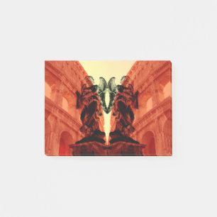 Post-it® Cool collage moderne de Rome historique en rouge