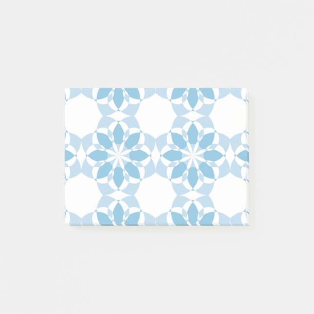 Post-it® Cool, girly, moderne, tendance fleur unique abstra (Devant)