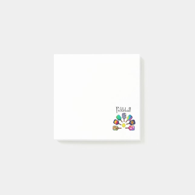 Post-it® Cool Pickleball Paddle Sports Rainbow (Devant)