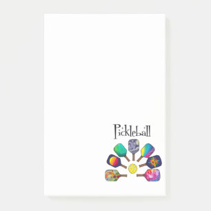 Post-it® Cool Pickleball Paddle Sports Rainbow