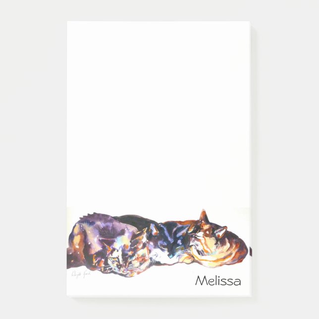 Post-it® Copie "de trio faisant une sieste de chat" (Devant)