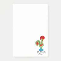 Coq de Chance portugais de couleur verte