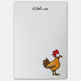 Post-it® coq de poulet d'asile de fous