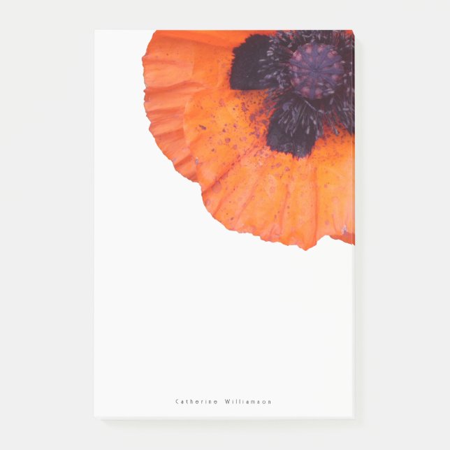 Post-it® Coquelicot Rouge Orange Personnalisé  (Devant)