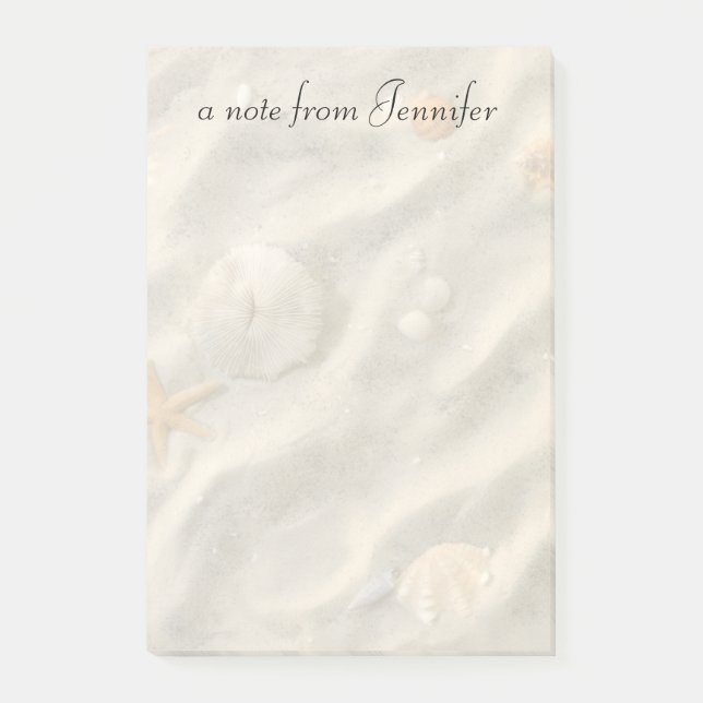 Post-it® Coquillages en sable (Devant)