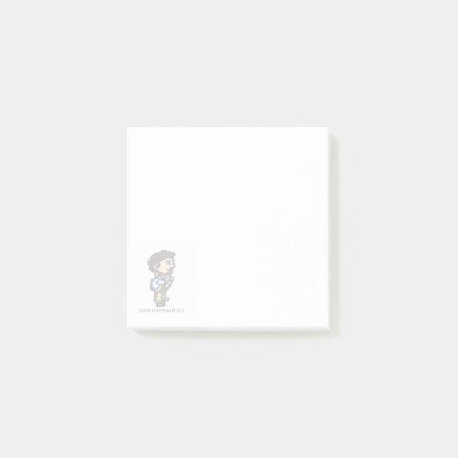 Post-it® Corcoran Studio Post It Notes 3"x3" (Devant)