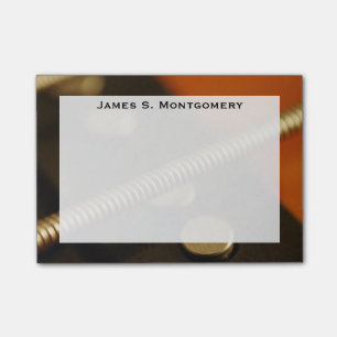 Post-it® Corde de basse électrique en or Monogram Music