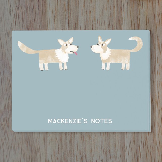 Post-it® Corgi Dog Personnalisé (Créateur téléchargé)