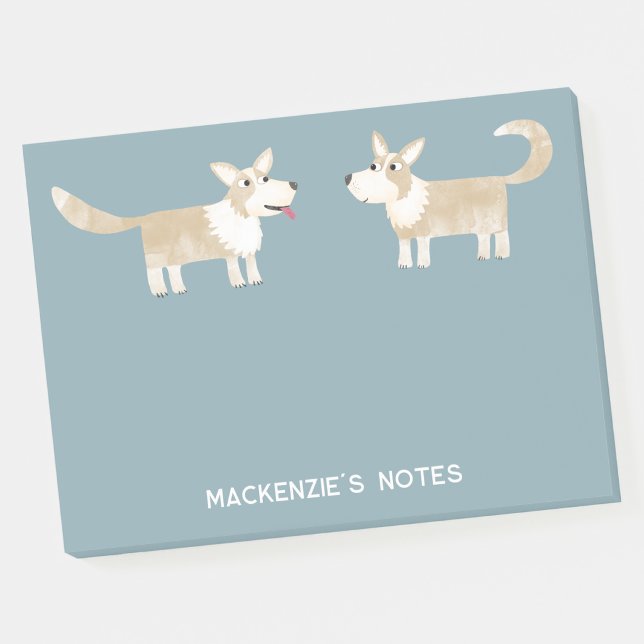Post-it® Corgi personnalisé (Créateur téléchargé)