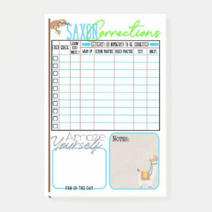 Post-it® Correction de la leçon de mathématiques de Saxon