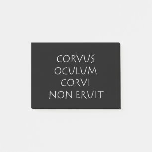 Post-it® Corvus oculum corvi non éuit