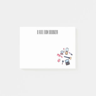 Post-it® Cosmétique / maquillage illustration