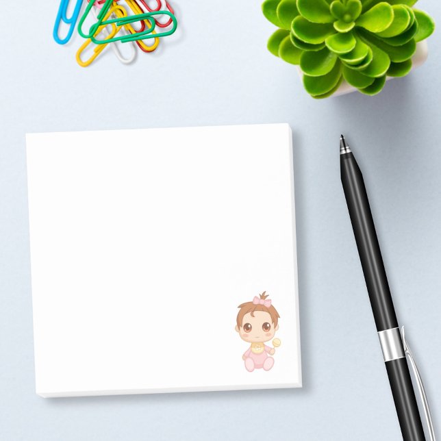 Post-it® Costume de bébé rose (Créateur téléchargé)