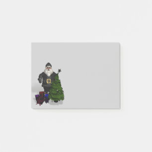 Post-it® Costume en cuir de motard du Père Noël