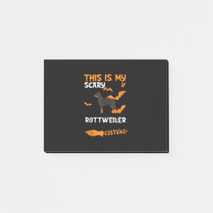 Post-it® Costume Rottweiler Halloween Lazy Effrayant chien 