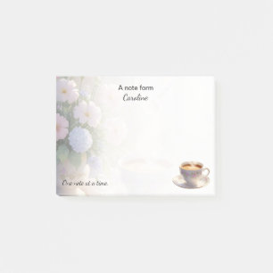 Post-it® Cosy Cottage Café & Fleurs sauvages Matin Réflexio