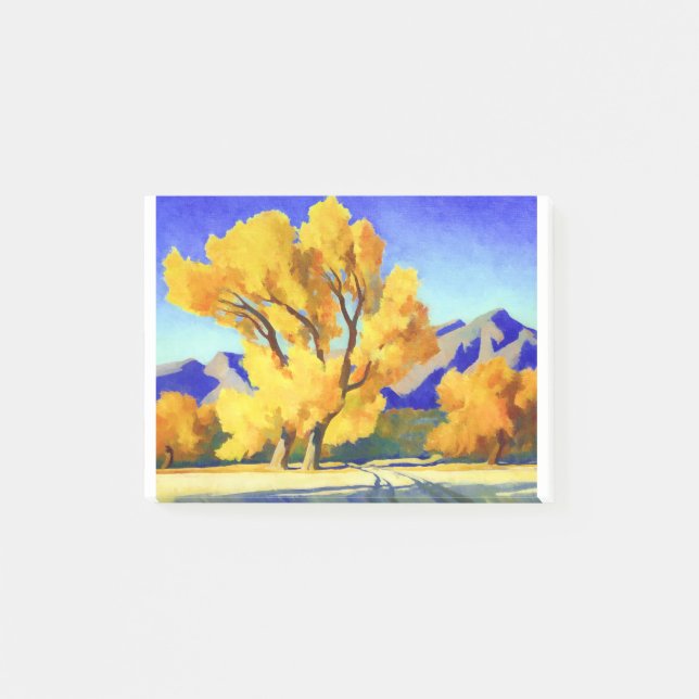 Post-it® Cottonwoods du désert de Maynard Dixon (Devant)