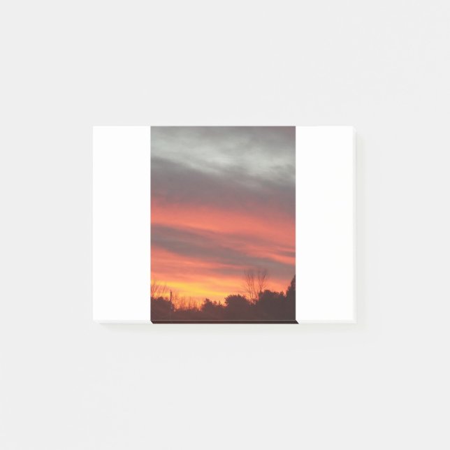 Post-it® Coucher de soleil de Nouvelle-Angleterre (Devant)