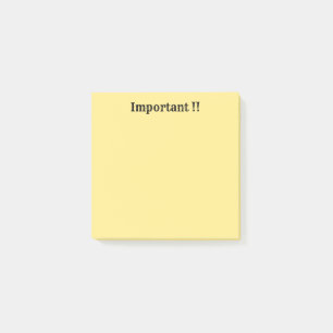 Post-it® Coucher de soleil jaune pastel