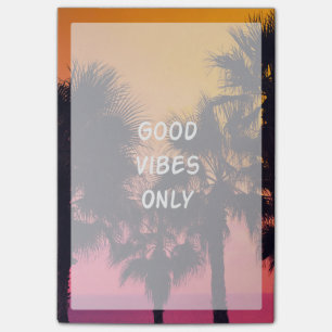 Post-it® Coucher du soleil tropical de paumes de plage de