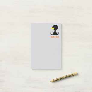 Post-it® Coucou ! Canard de dessin animé mignon avec jeu de